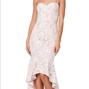 Jarlo Cleo All Over Lace Midi Dress